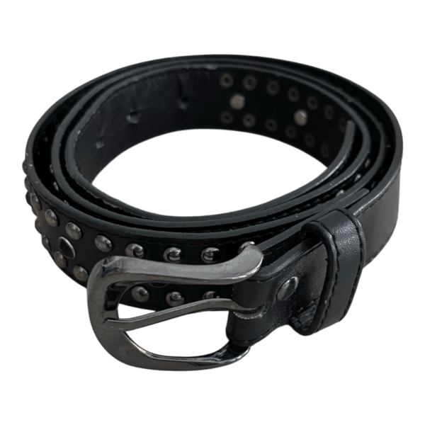 Black studded belt
