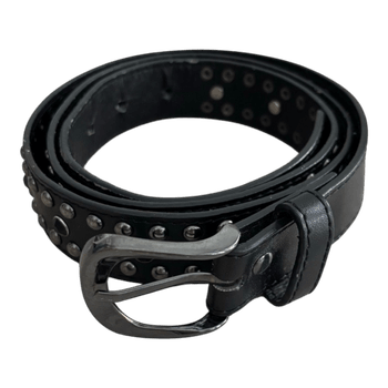 Black studded belt