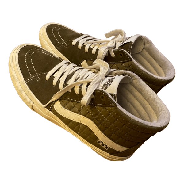 Green Vans Sk8-Hi sneakers
