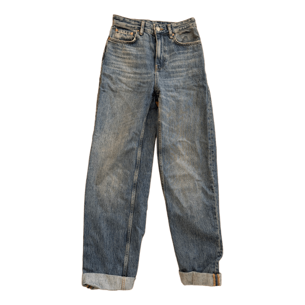 Zara blue denim jeans
