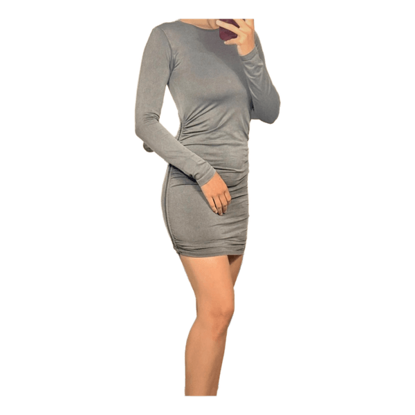 Pilka Zara mini suknelė