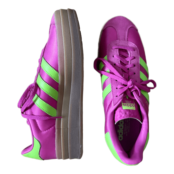 Adidas vaaleanpunaiset platform-tennarit