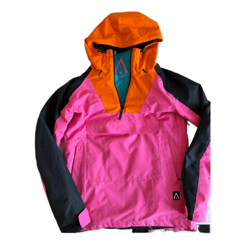 Pink orange pullover jacket