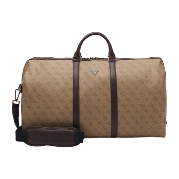Brown Beige Travel Bag
