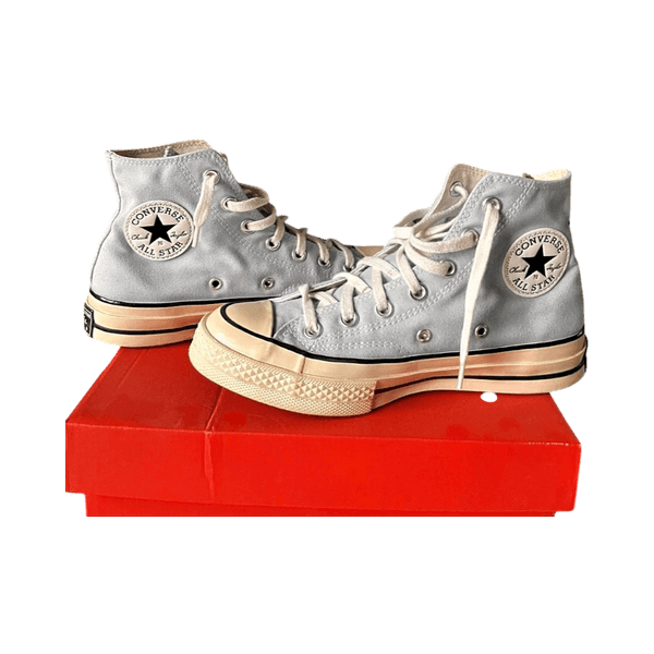 Converse light blue sneakers
