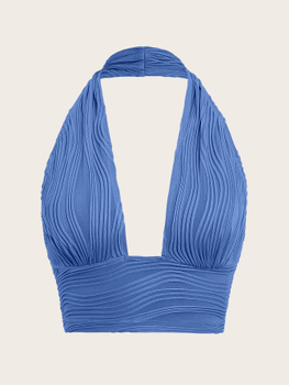 Backless Crop Halter Top