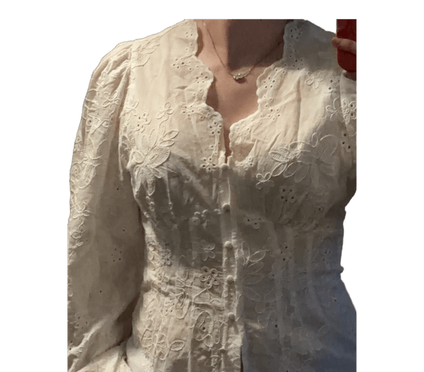 Ginatricot Balloon Sleeve Blouse, koko 38/M