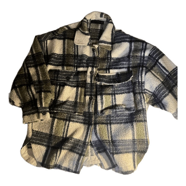 Dilvin Woman plaid overshirt