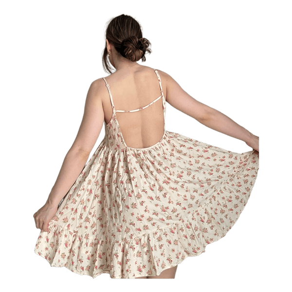 Seppälä floral viscose dress XS-S