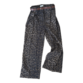 Leopardikuvioiset housut