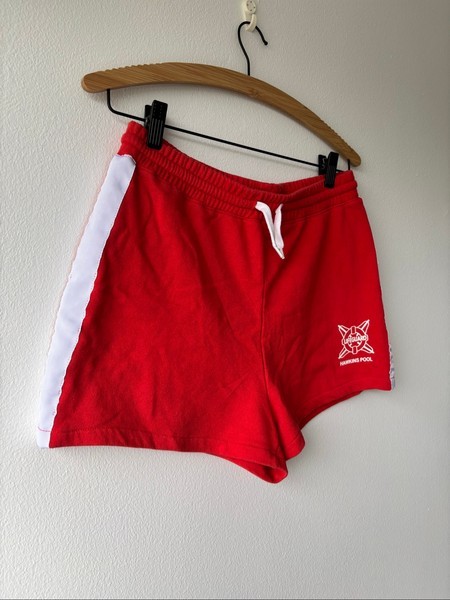 Red shorts
