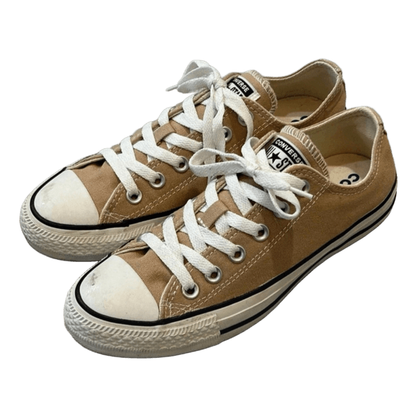 Tan Converse sneakers