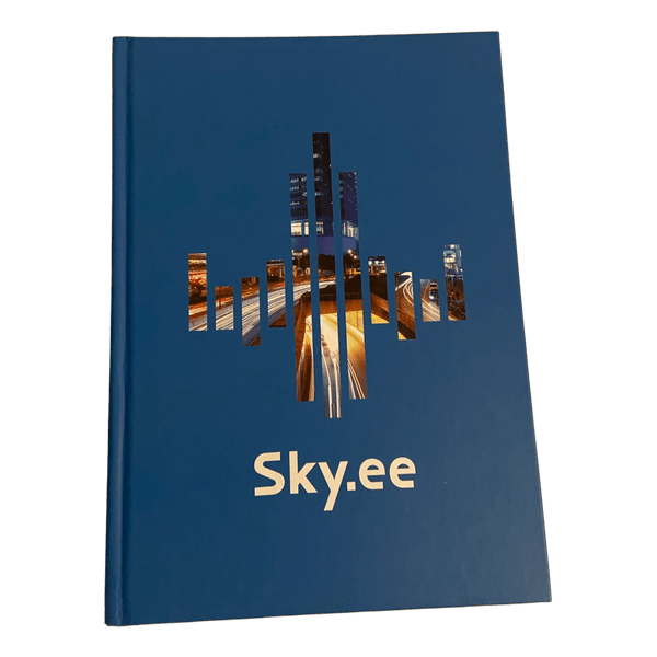 Blue graph notebook