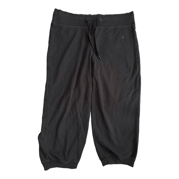 Black cotton sweatpants