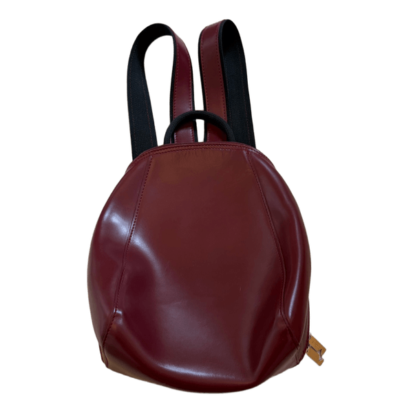 Leather backpack