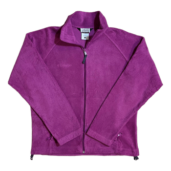 Columbia purple fleece jacket