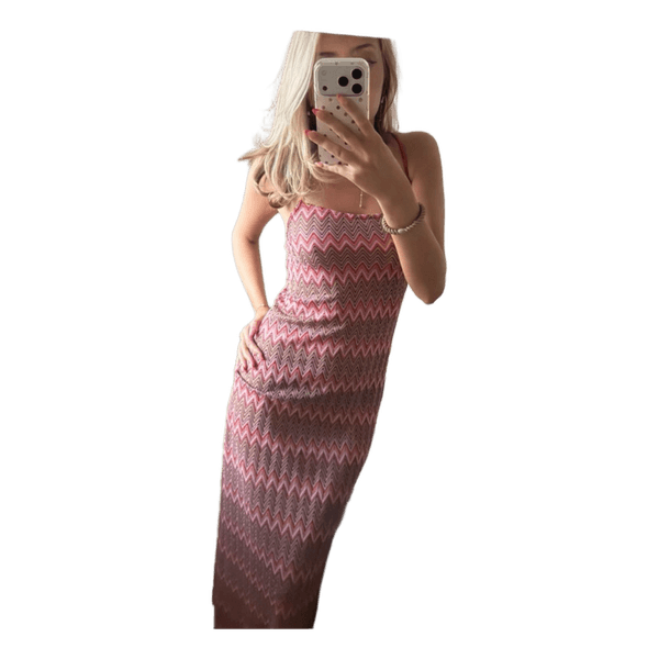 Pink maxi dress