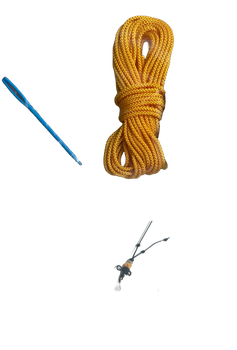 Yellow and green cord jewelry kit