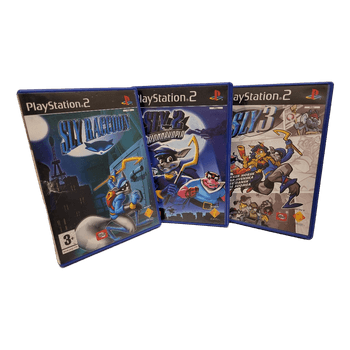 PlayStation 2 Sly Raccoon trilogia