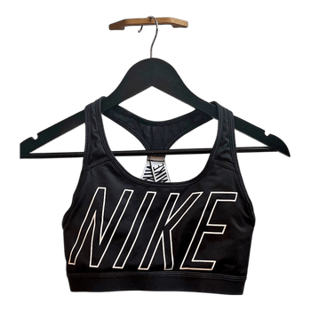 Nike black sports bra