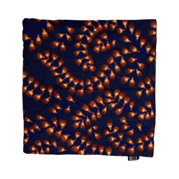 Patterned square cushion cover