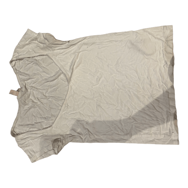 Hvid kortærmet t-shirt