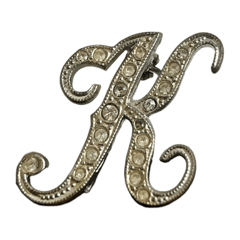 Brosch with the letter K