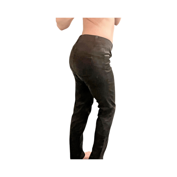 Musta skinny farkut S/36