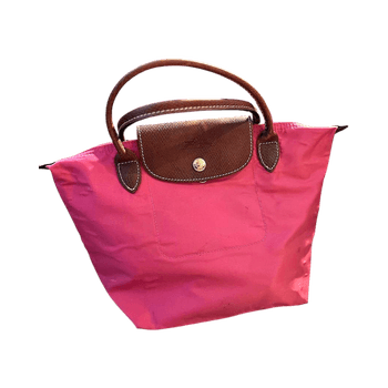 Vaaleanpunainen Longchamp Le Pliage laukku 