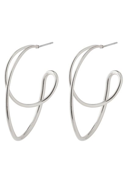 Silver plated earrings