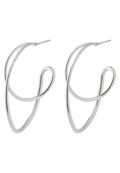 Silver plated earrings