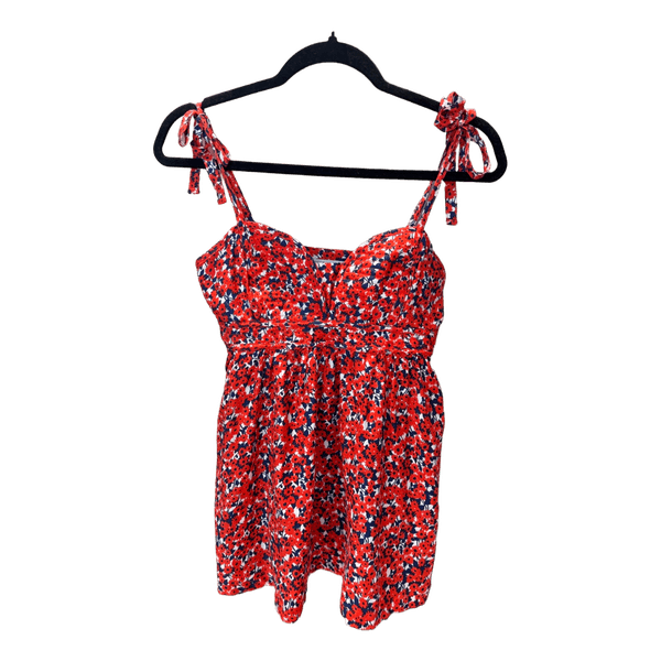 Jack Wills floral silk babydoll top