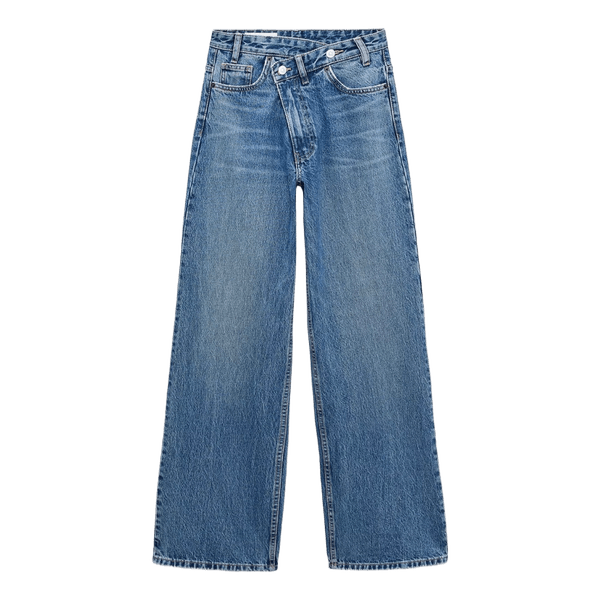 Blå denim jeans
