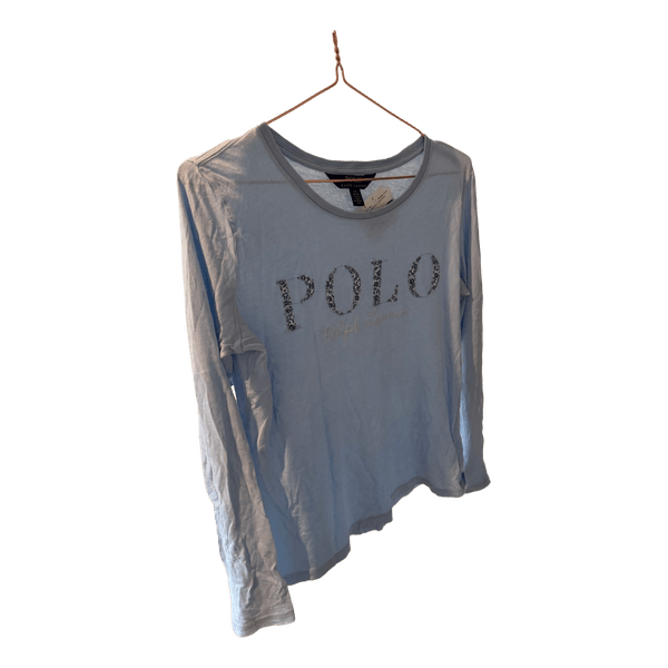 Lyseblå Polo Ralph Lauren bluse