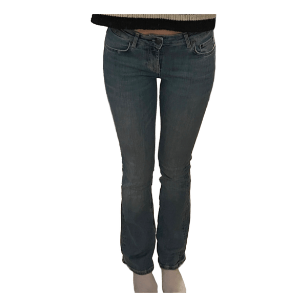 Blue denim jeans