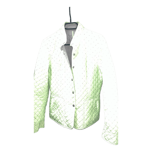 Light green quilted jacket