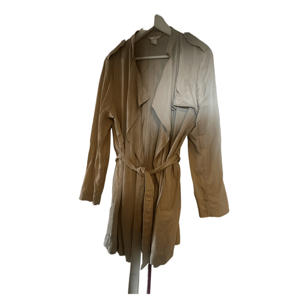 Beige kevyt takki