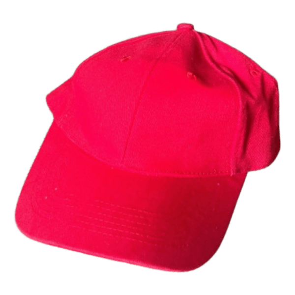 Red baseball cap