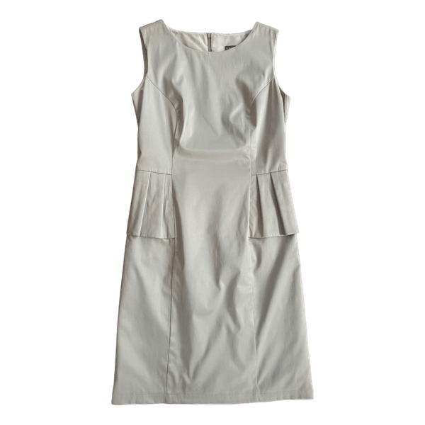 Beige sleeveless dress