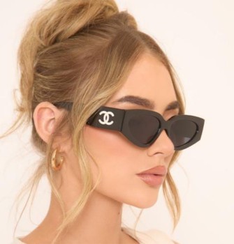 Black Chanel sunglasses