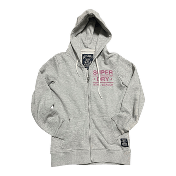 Grey Superdry zip hoodie