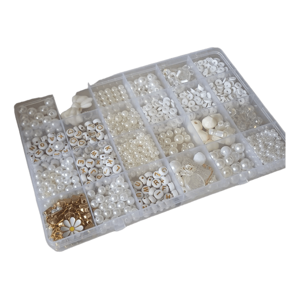 White bead set
