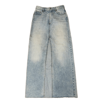 Stradivarius denim maxi skirt