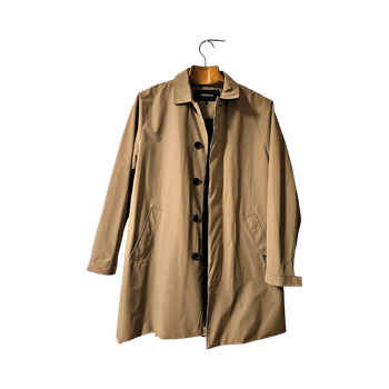 Beige trenssitakki