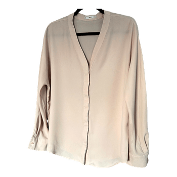 Pink button blouse