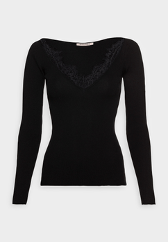 Black knit sweater