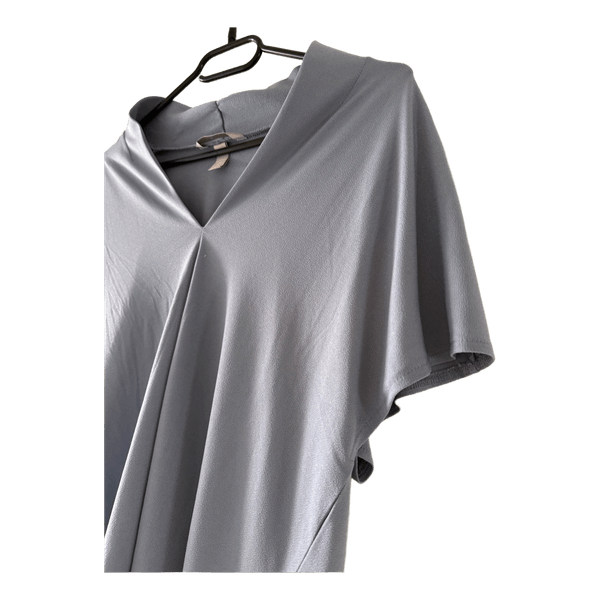 Blue v-neck top