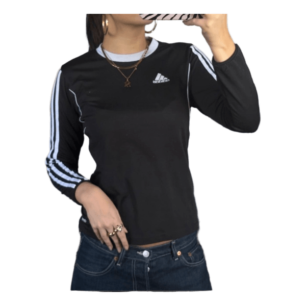 Sort Adidas langærmet trøje