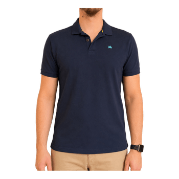 Navy blue polo shirt
