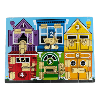 Wooden latches board